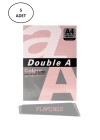 Double A Renkli Fotokopi Kağıdı 5x100 Lü A4 80 Gr Flamingo