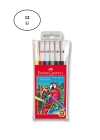 Faber-Castell 5067155106 Yıkanabilir 6 Renk Keçeli Kalem 12li