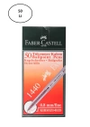 Faber Castell FC 1440 Tükenmez Kalem 0.8 Mm 50li Kırmızı