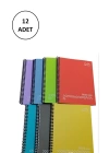 FRESCO Spiralli Plastik Defter A4 72 Yaprak Kareli GP.3-4933000-2011 12 Adet