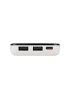 IP-G2710 10000 MAH ShopZum POWERBANK 2 USB PORT BEYAZ LCD GÖSTERGELİ ShopZum POWERBANK