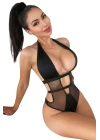 Kadın Babydoll Fantezi Harness Erotik Kıyafet 2087 Siyah - Royaleks