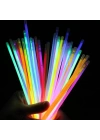 Karanlıkta Yanan Parlayan Fosforlu Glow Stick Çubuk Bileklik 50 Adet