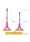 Kendinden Sıkmalı Mikrofiber Mop Kovasız Sıkma Aparatlı Sünger Paspas Kelebek Yer Silme Aparatı