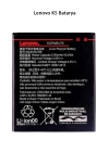 Lenovo K5 Batarya Pil 2750 mAh