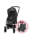 Maxi-Cosi Stella Bebek Arabası Black Raven / Cabriofix Essential Black Oto Koltuğu Hediyeli