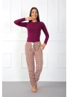 Hepsizen Bayan Welsoft Polar Tek Alt Pijama 210043