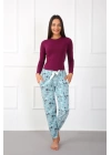 Hepsizen Bayan Welsoft Polar Tek Alt Pijama 210046