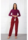 Hepsizen Bayan Welsoft Polar Tek Alt Pijama 210049