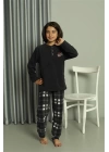 Hepsizen Erkek Çocuk Welsoft Polar Füme Pijama Takımı 20549