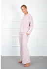 Hepsizen Kadın %100 Pamuk Büyük Beden Pijama Takım 202173