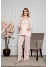 Hepsizen Kadın %100 Pamuklu Hamile Pijama Takımı 4517