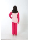 Hepsizen Kız Çocuk Penye Pijama Takım 4503