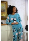 Hepsizen Welsoft Polar Kadın Pijama Takımı 8501