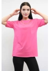 Hepsizen Zincir Aksesuarlı Tshirt Pembe