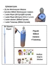 Motivasyon Su Matarası 2 Litre + 900 Ml Pipetli Sticker Hediyeli