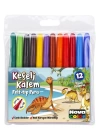 NovaColor Keçeli Kalem 12 Li Set