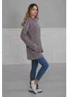 Önden Cepli Polar Sweatshirt,sw-1pl Gri