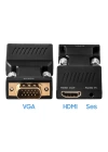 ShopZum PM-4276 AUDIO ÇIKIŞLI VGA TO HDMI ÇEVİRİCİ ADAPTÖR 1080HD