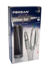 Pensan Glitter Simli Jel Kalem 1 Mm Gümüş 12li