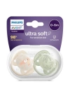 Philips Avent Ultra Soft Yumuşak 2li Emzik 0-6 Ay - SCF091/07