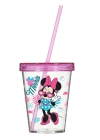 Pipetli Bardaklı Lisanslı Gözlüklü Minnie Mouse