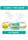 Prima Pampers Harmonie New Baby Yenidoğan Islak Havlu 4x46 Adet (184 Yaprak)