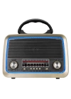 RADYO NOSTALJİ ŞARJLI PİLLİ BT/USB/SD/AUX FENERLİ MİKADO MDR-99