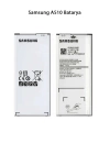 Samsung A510 Telefonlarla Uyumlu Batarya 2900 mAh