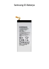 Samsung E5 Telefonlarla Uyumlu Batarya 2400 mAh