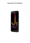 Samsung Galaxy J3 Pro Telefonlarla Uyumlu Batarya 2600 mAh