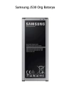 Samsung Galaxy J530 Org Telefonlarla Uyumlu Batarya 3000 mAh