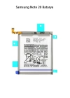 Samsung Note 20 Telefonlarla Uyumlu Batarya 4300 mAh