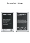 Samsung Note 3 Telefonlarla Uyumlu Batarya 3200 mAh