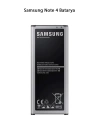 Samsung Note 4 Telefonlarla Uyumlu Batarya 3220 mAh