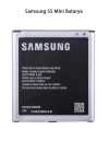 Samsung S5 Mini Telefonlarla Uyumlu Batarya 2100 mAh