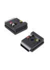 SCART ADAPTÖR ERKEK DİŞİ 3RCA SWICHLI (IN-OUT)  DY-3128