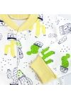 Sema Baby Sleeper Cactus Bebek Pijama Takımı 6-9 Ay - Sarı