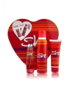 She Love Kadın Parfüm Kalpli Set 50 ml EDT Parfüm - Deodorant - Vücut Losyonu 3lü Set