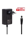 ShopZum  12 VOLT - 2 AMPER 5.5*2.5 UÇLU YERLİ ÜRETİM PLASTİK KASA PRİZ TİPİ ADAPTÖR