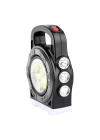 ShopZum HB-6678C LEDLİ 20 WATT 3 KADEMELİ ŞARJ EDİLEBİLİR USB ÇIKIŞLI SOLAR LAMBA