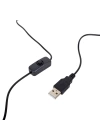 ShopZum PM-20041 LEDLİ USB SİYAH MASA LAMBASI