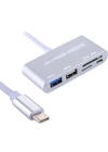 ShopZum USB TYPE-C TO OCOMBO USB 3.0 HUB+KART OKUYUCU