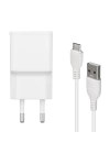 ShopZum  WK-21434 S6 2.1 AMPER ŞARJ BAŞLIK ADAPTÖRÜ + MICRO USB KABLO ShopZum(NO:3)