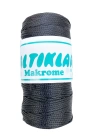 Polyester Makrome İpi 68 Füme Gri 100 gr