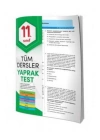 Tüm Dersler Yaprak Test 11