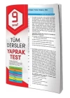 Tüm Dersler Yaprak Test 9