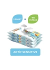 Uni Baby Aktif Sensitive Bebek Islak Mendil 24+ Ay 3x52 Adet