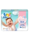 Uni Baby İlk Adım Bebek Islak Mendil 12+ Ay 3x52 Adet