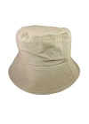 Unisex Kova Şapka Balıkçı Şapka Bucket Hat Bej